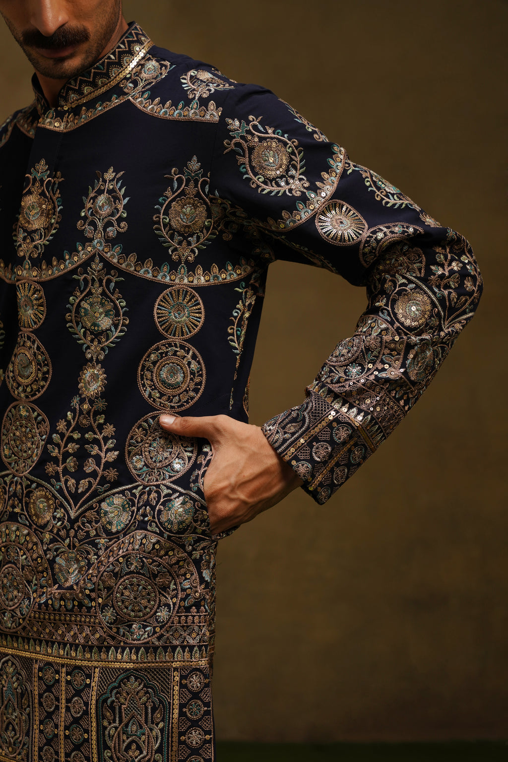 Midnight Baagh Kurta Set