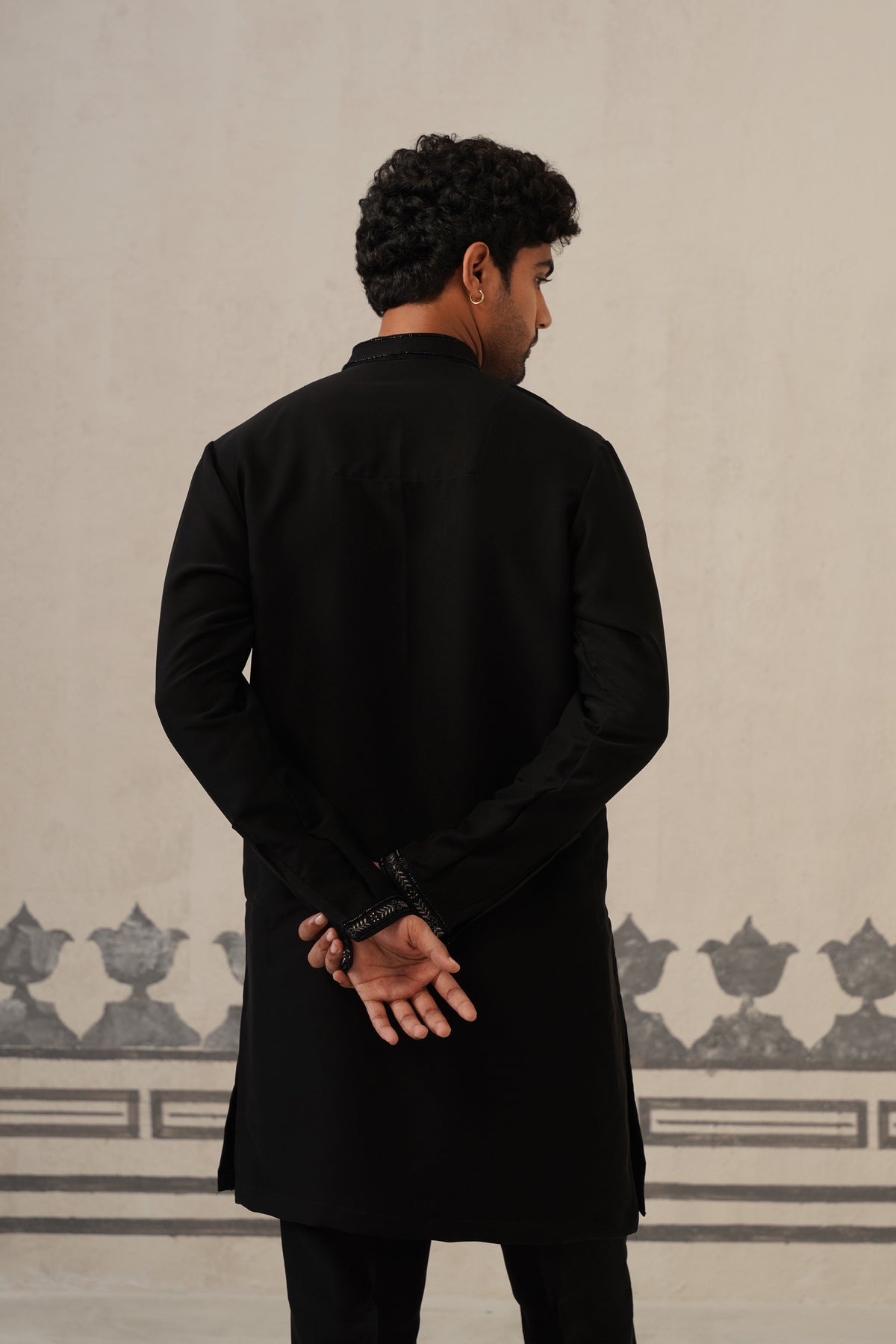 Noir Paisley Handwork Japanese Set