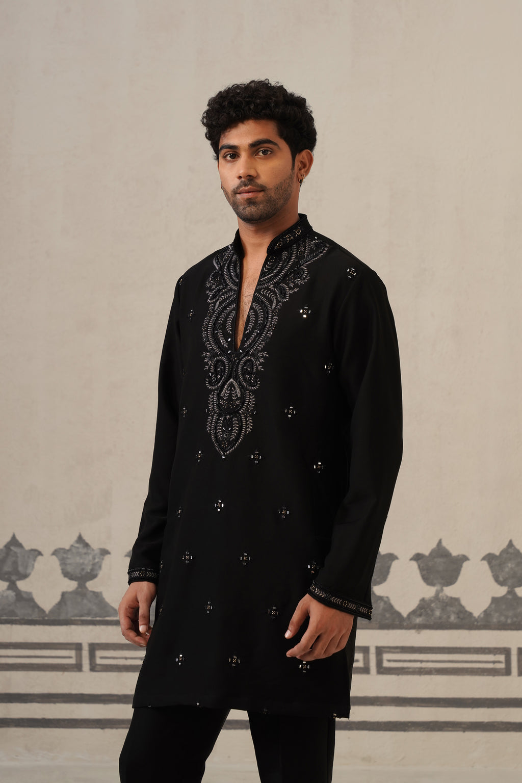 Noir Paisley Handwork Japanese Set