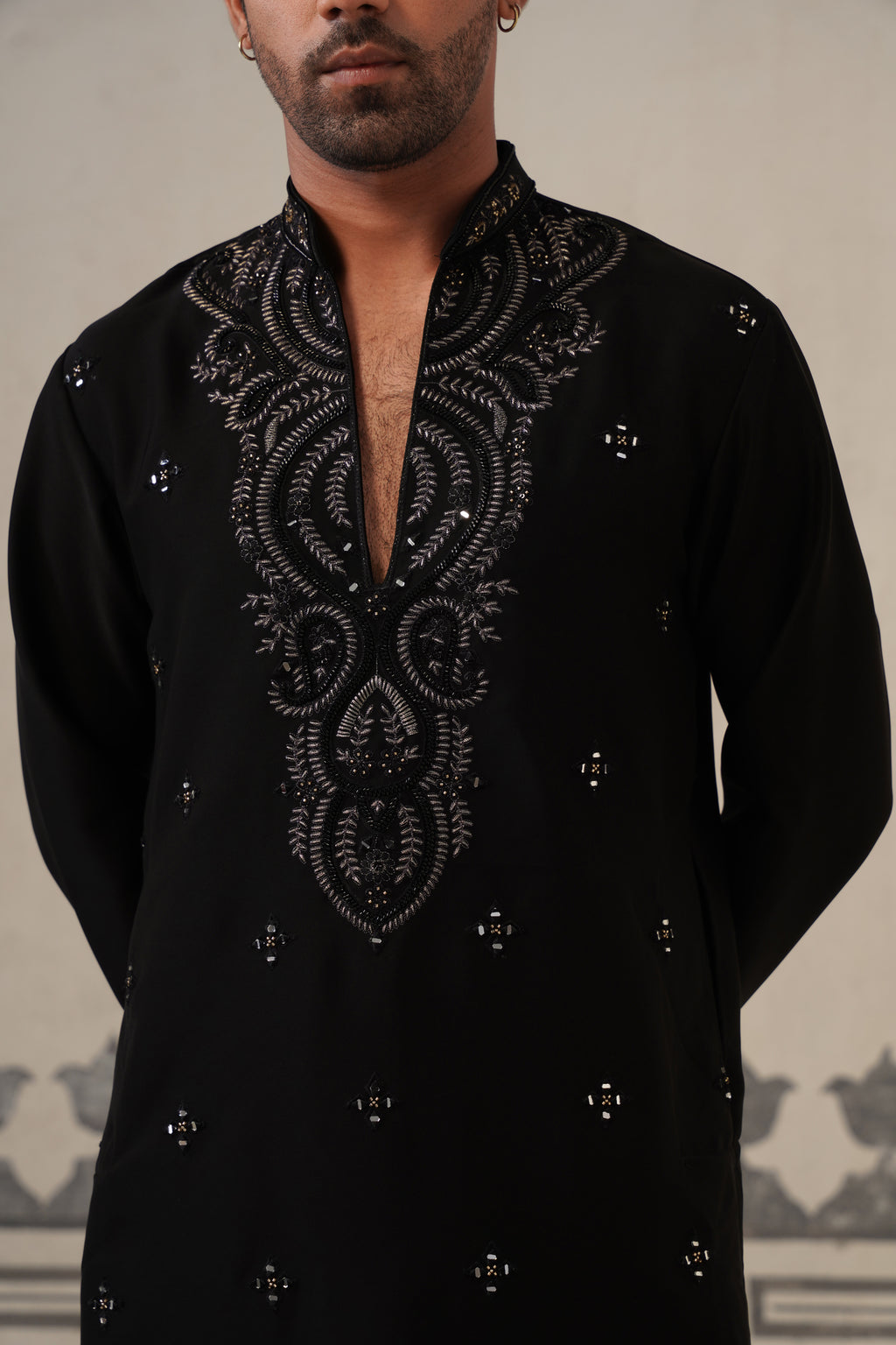 Noir Paisley Handwork Japanese Set