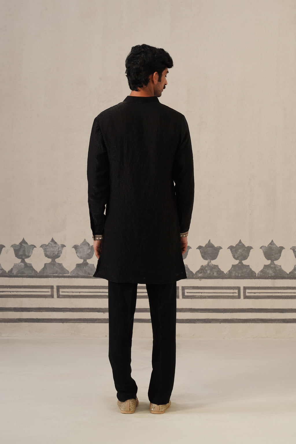 Black Azaan Kurta Set