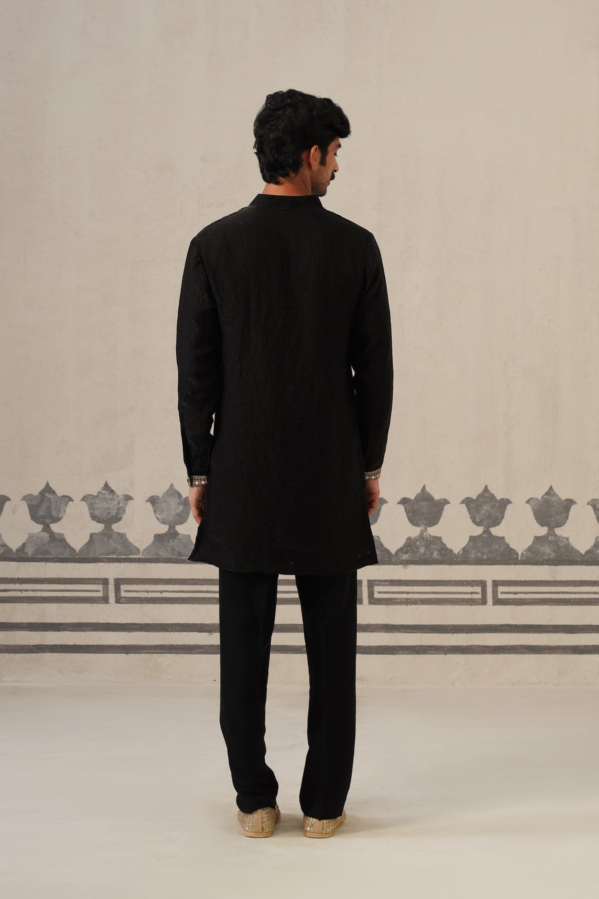 Black Azaan Kurta Set